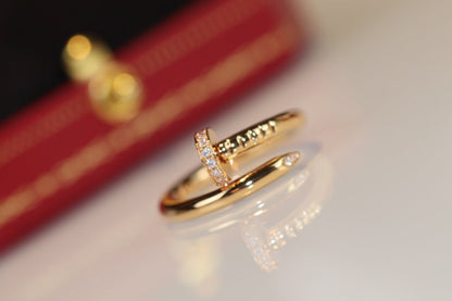 [Auream]JUSTE RING 2.65MM GOLD DIAMOND