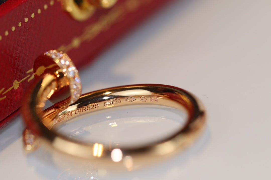 [Auream]JUSTE RING 2.65MM GOLD DIAMOND