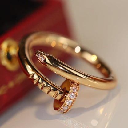 [Auream]JUSTE RING 2.65MM GOLD DIAMOND