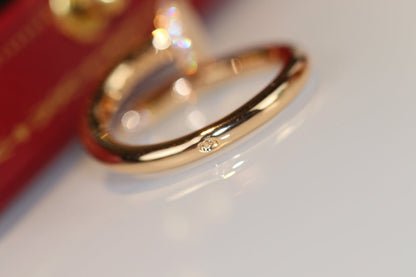 [Auream]JUSTE RING 2.65MM GOLD DIAMOND