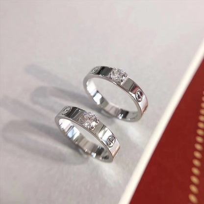 [Auream]LOVE RING 3.6MM 1 BIG DIAMOND