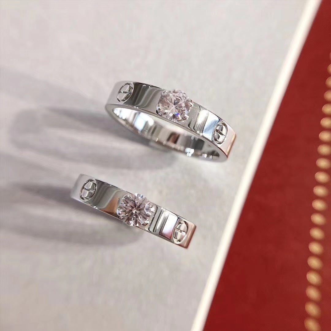 [Auream]LOVE RING 3.6MM 1 BIG DIAMOND