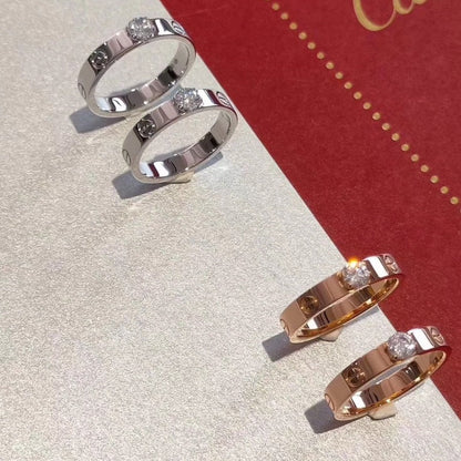 [Auream]LOVE RING 3.6MM 1 BIG DIAMOND