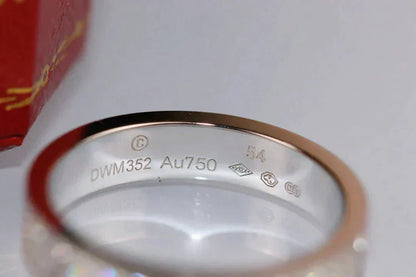 [Auream]LOVE RING 3.6MM DIAMOND PAVED