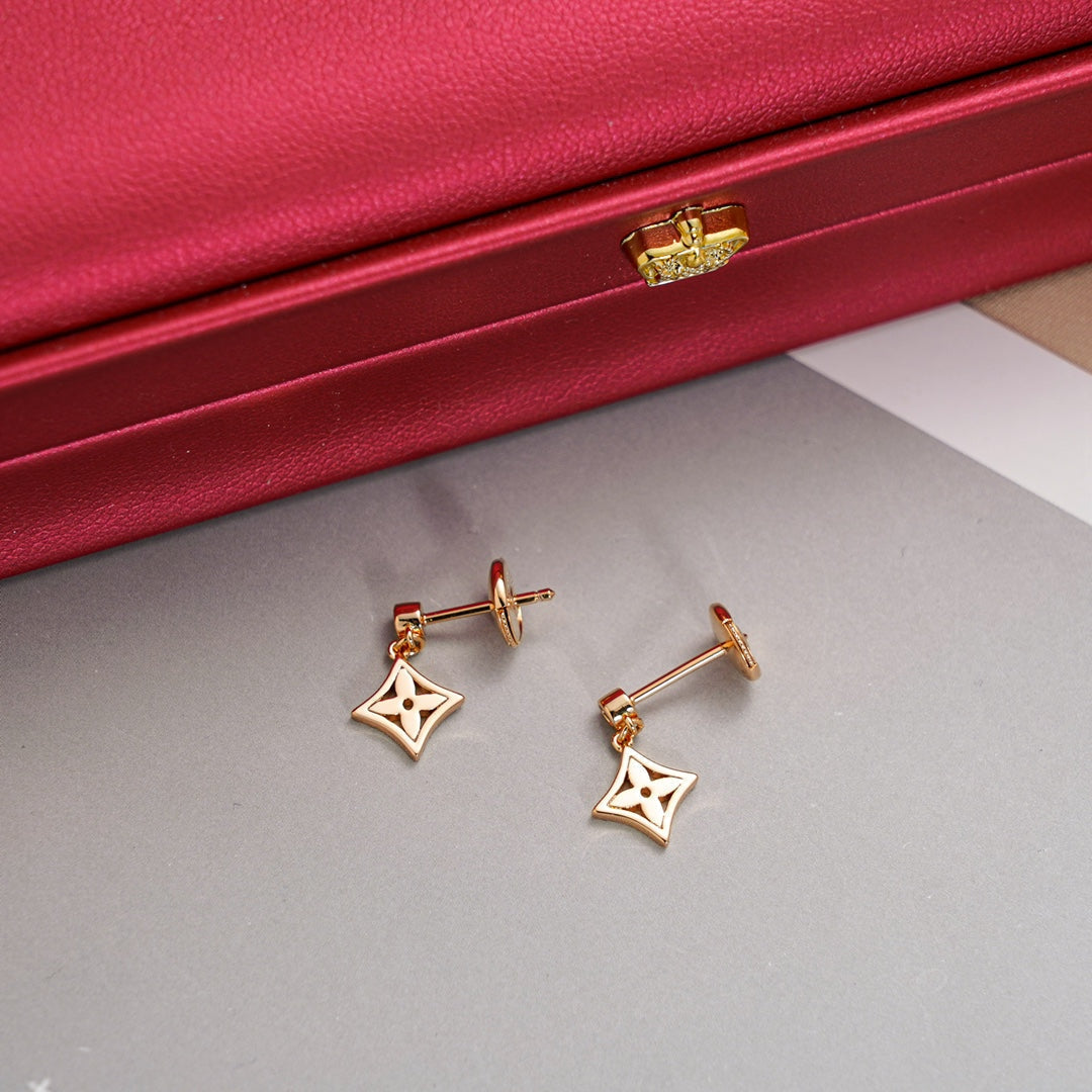 [Auream]STAR EARRINGS GOLD