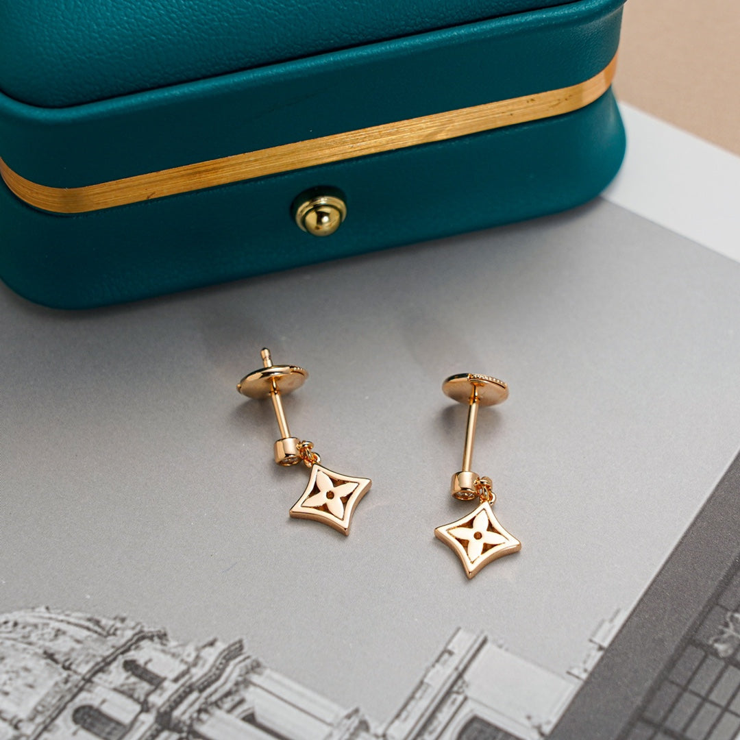 [Auream]STAR EARRINGS GOLD