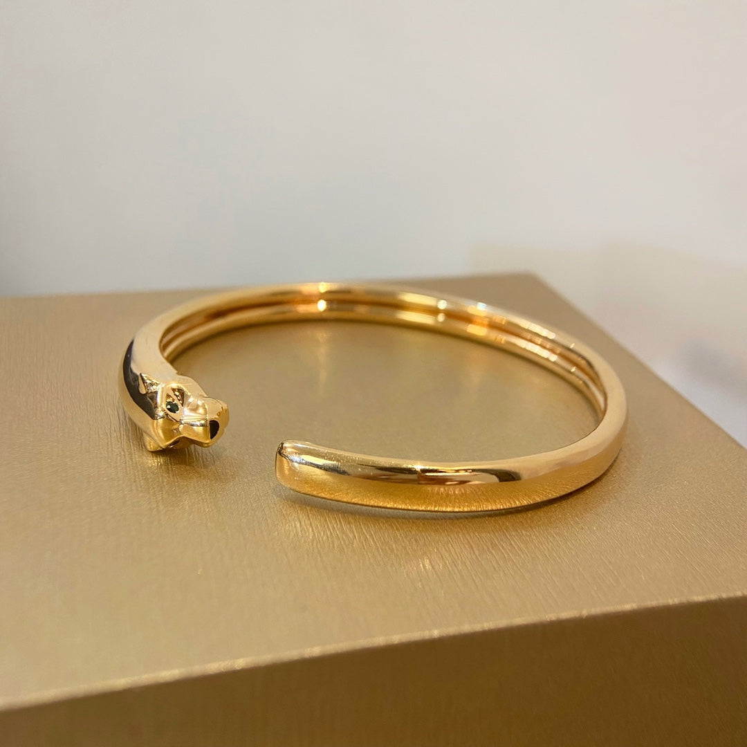 [Auream]PANTHERE GOLD OPEN BRACELET