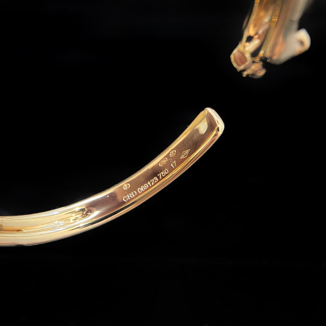 [Auream]PANTHERE GOLD OPEN BRACELET
