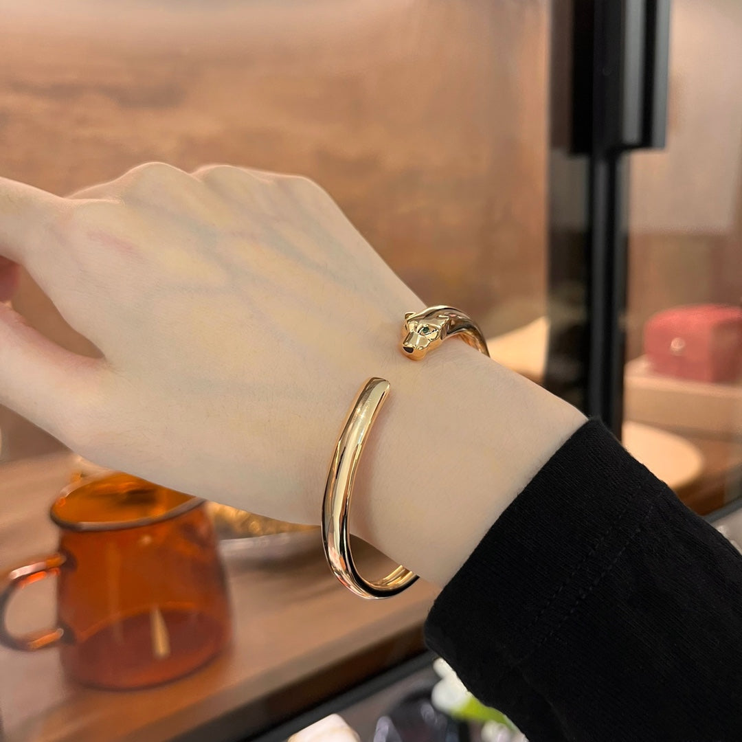 [Auream]PANTHERE GOLD OPEN BRACELET