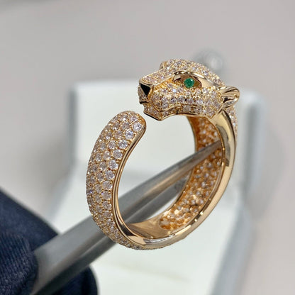 [Auream]PANTHERE PINK GOLD DIAMOND RING