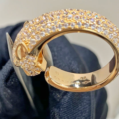 [Auream]PANTHERE PINK GOLD DIAMOND RING