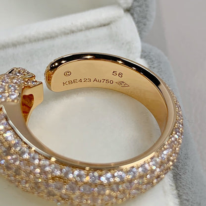 [Auream]PANTHERE PINK GOLD DIAMOND RING