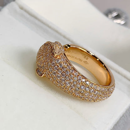 [Auream]PANTHERE PINK GOLD DIAMOND RING