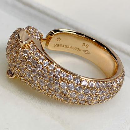 [Auream]PANTHERE PINK GOLD DIAMOND RING