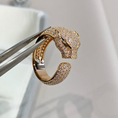 [Auream]PANTHERE PINK GOLD DIAMOND RING