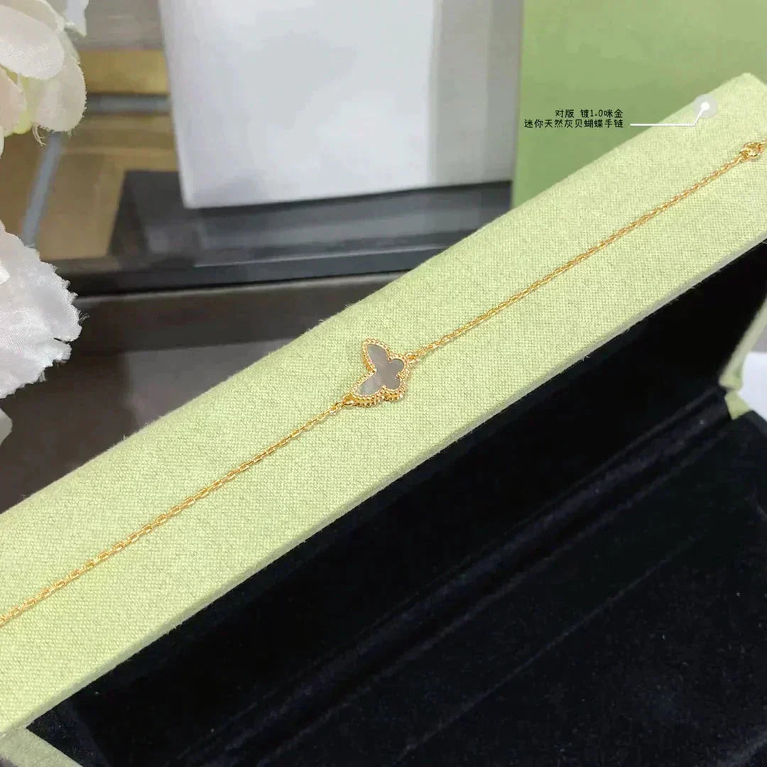 [Auream]BUTTERFLY DARK MOP BUTTERFLY BRACELET