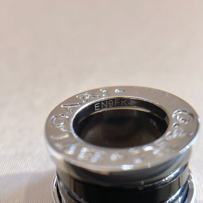 [Auream]ZERO 1 BLACK CERAMIC SILVER NECKLACE