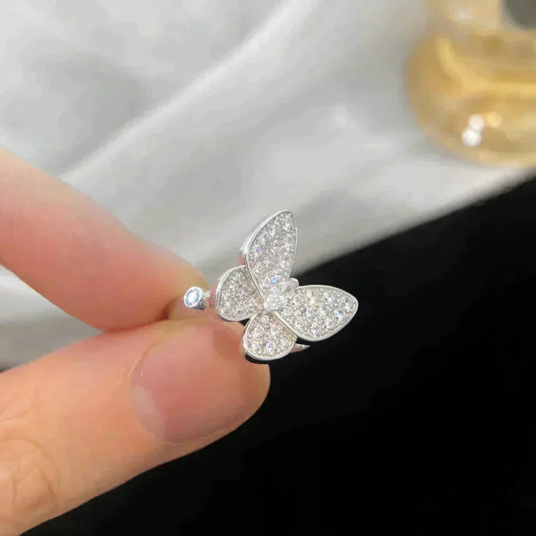 [Auream]BUTTERFLY DIAMOND RING