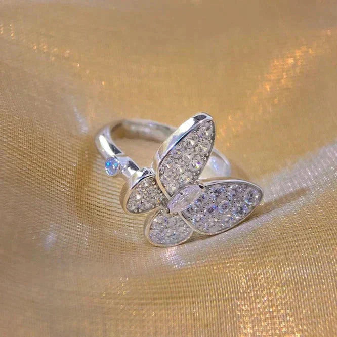 [Auream]BUTTERFLY DIAMOND RING