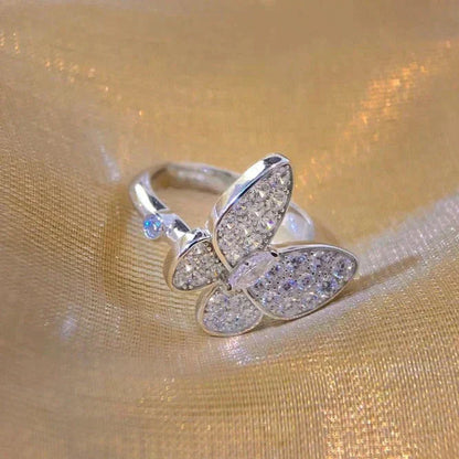 [Auream]BUTTERFLY DIAMOND RING