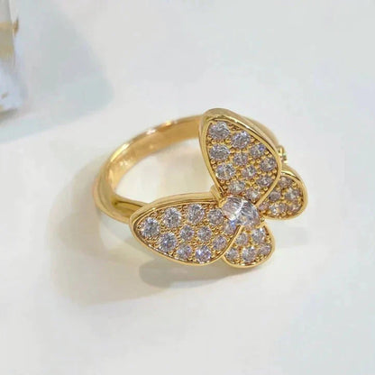 [Auream]BUTTERFLY DIAMOND RING