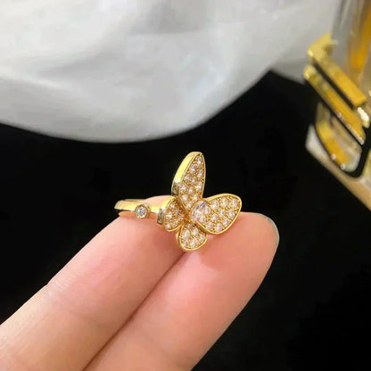 [Auream]BUTTERFLY DIAMOND RING