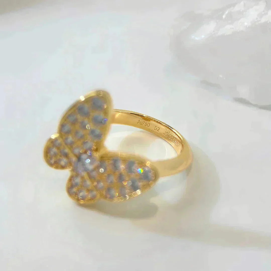 [Auream]BUTTERFLY DIAMOND RING