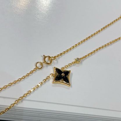 [Auream]STAR BLACK MOP NECKLACE