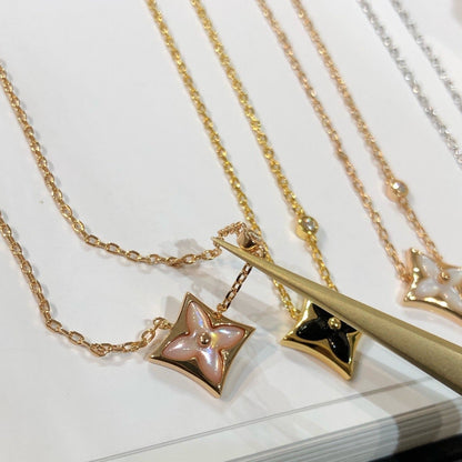 [Auream]STAR BLACK MOP NECKLACE