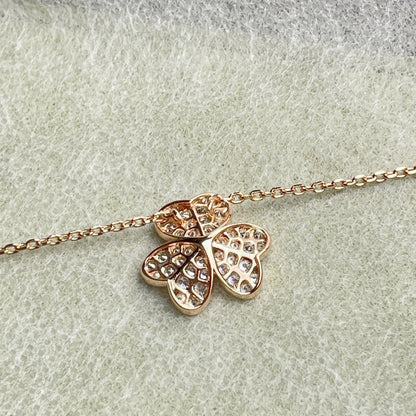 [Auream]FLOWER DIAMOND NECKLACE