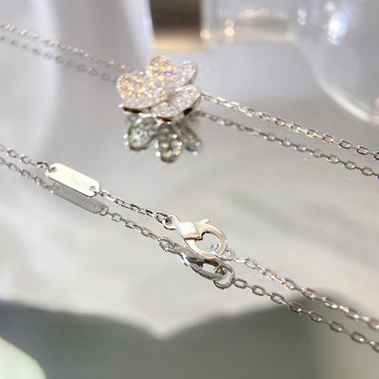 [Auream]FLOWER DIAMOND NECKLACE