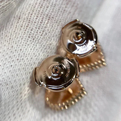 [Auream]HEART CARNELIAN STUD EARRINGS