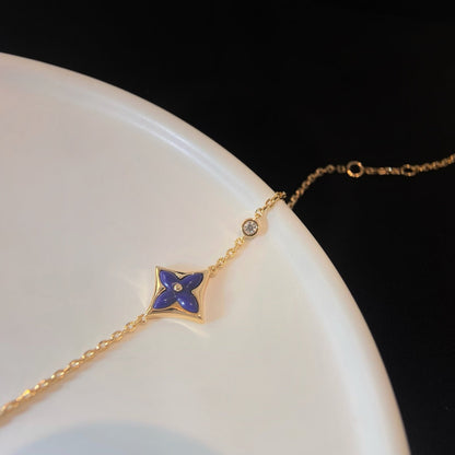 [Auream]COLOR STAR PINK GOLD DIAMOND BRACELET