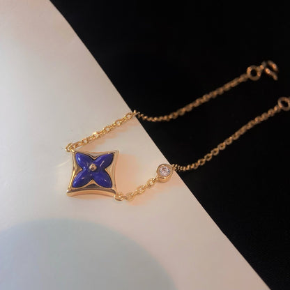 [Auream]COLOR STAR PINK GOLD DIAMOND BRACELET