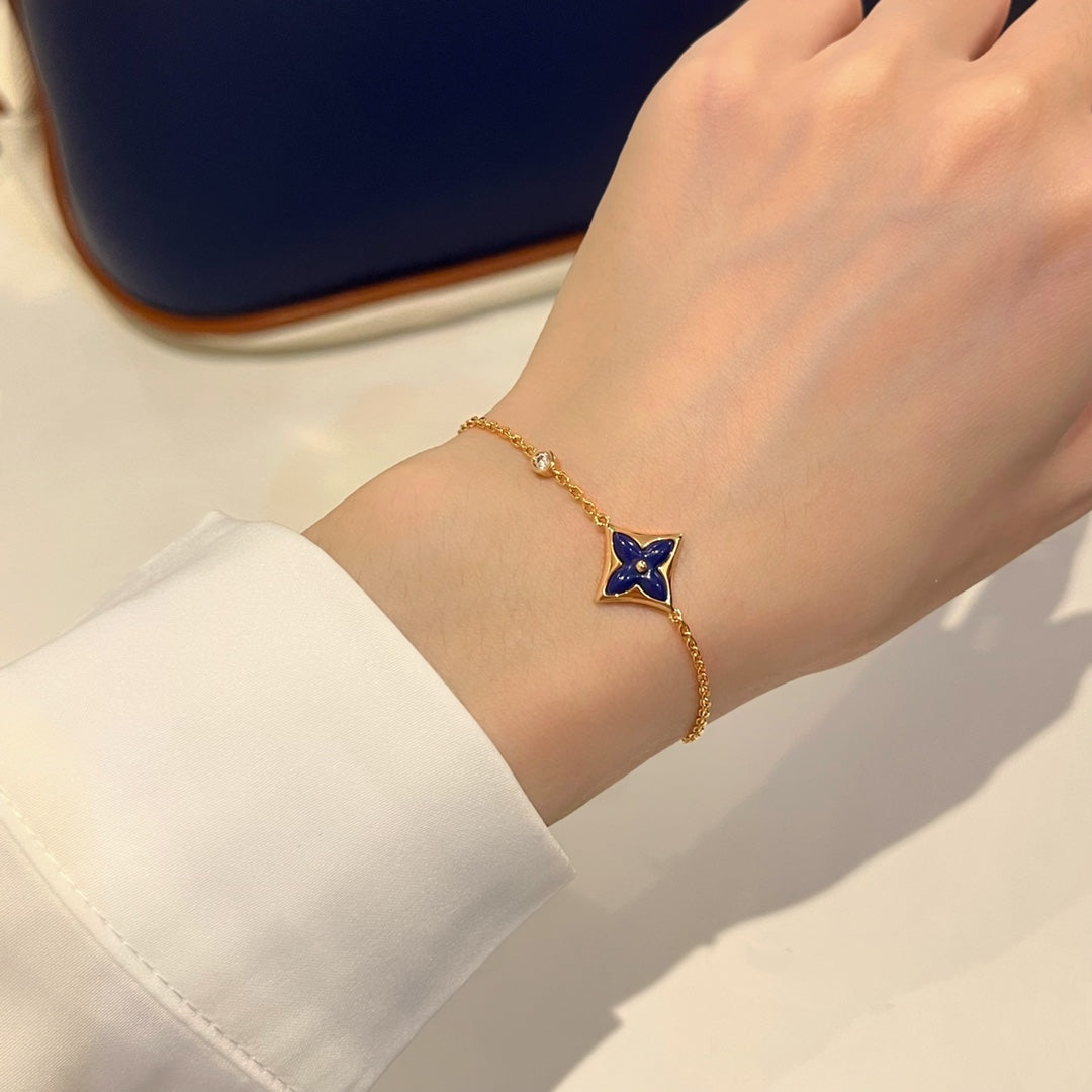 [Auream]COLOR STAR PINK GOLD DIAMOND BRACELET