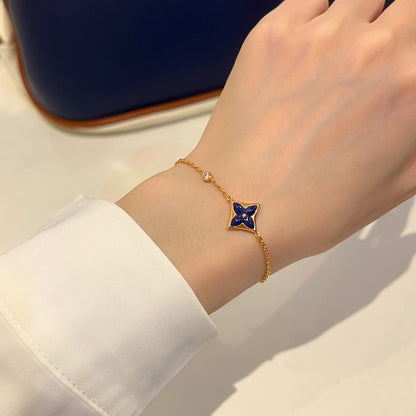 [Auream]COLOR STAR PINK GOLD DIAMOND BRACELET