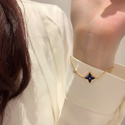 [Auream]COLOR STAR PINK GOLD DIAMOND BRACELET