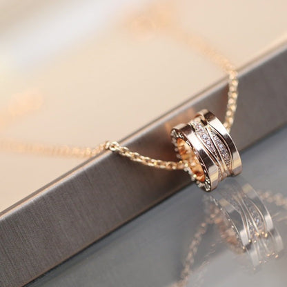 [Auream]ZERO 1 PINK GOLD DIAMOND NECKLACE