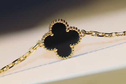[Auream]CLOVER 20 MOTIFS ONYX ROSE GOLD