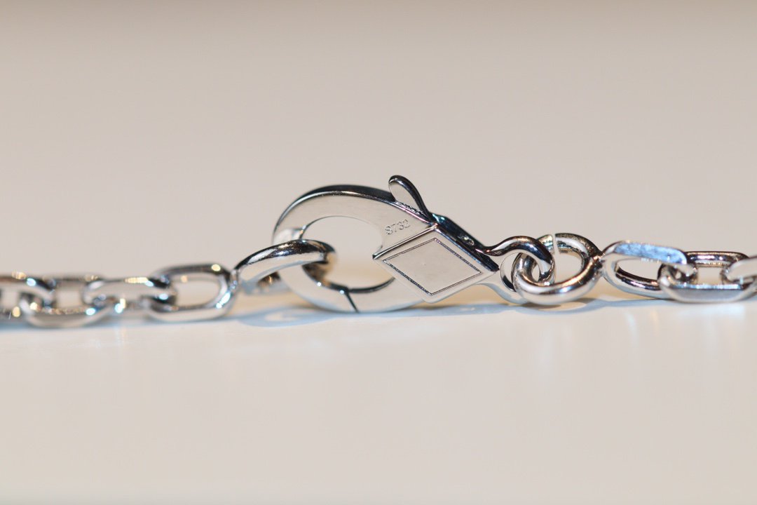 [Auream]CLOVER 20 MOTIFS ONYX DIAMOND SILVER