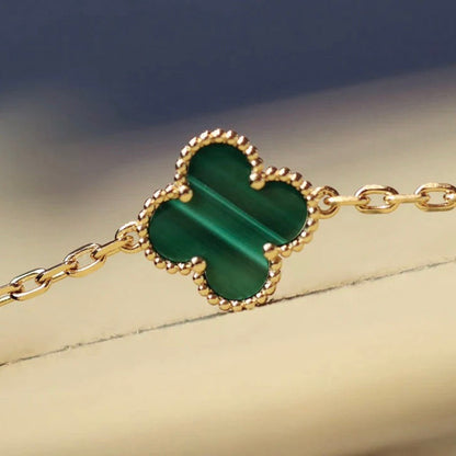 [Auream]CLOVER 20 MOTIFS MALACHITE GOLD