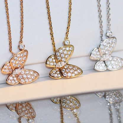 [Auream]BUTTERFLY DIAMOND NECKLACE