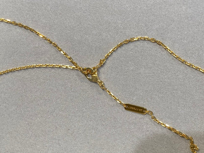 [Auream]CLOVER 25MM NECKLACE GOLD CARNELIAN