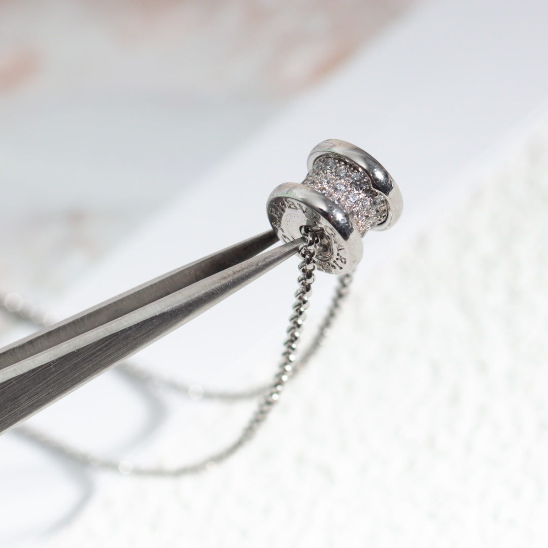 [Auream]ZERO 1 SILVER DIAMOND NECKLACE