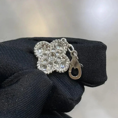 [Auream] CLOVER 5 MOTIF FULL DIAMOND BRACELET COLLECTION