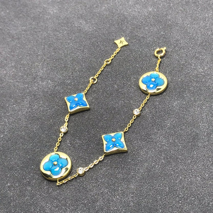 [Auream]STAR AND SUN TURQUOISE 4 MOTIFS 3 DIAMONDS