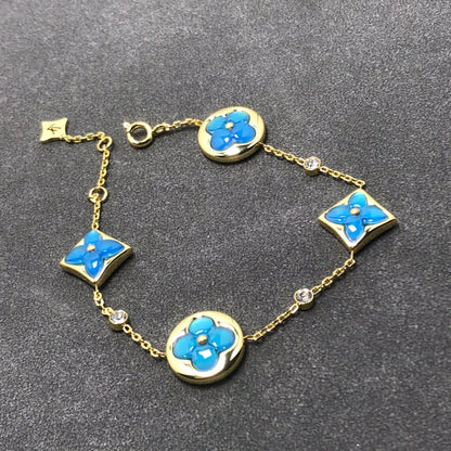 [Auream]STAR AND SUN TURQUOISE 4 MOTIFS 3 DIAMONDS