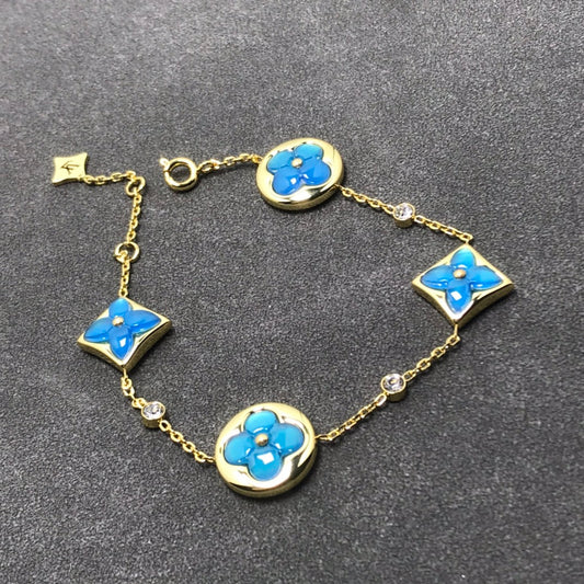 [Auream]STAR AND SUN TURQUOISE 4 MOTIFS 3 DIAMONDS