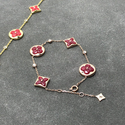 [Auream]STAR AND SUN CARNELIAN 4 MOTIFS 3 DIAMONDS