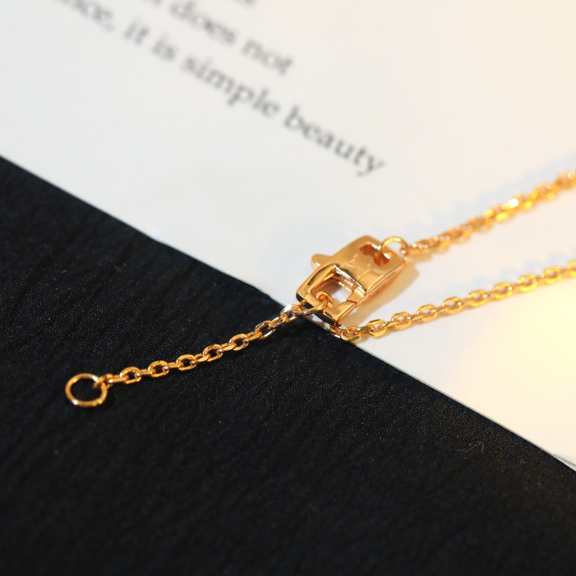 [Auream]STAR AND SUN DIAMOND PINK GOLD NECKLACE